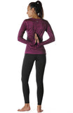 icyzone Women's Workout Yoga Long Sleeve T-Shirts with Thumb Holes