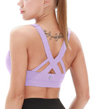 icyzone Workout Sports Bras for Women - Women's Running Yoga Bra, Activewear Top, Athletic Fitness Clothes