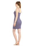 icyzone Bodycon Dresses for Women - Spaghetti Strap Tunic Midi Dress