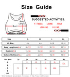 B36 icyzone Workout Sports Bras for Women - Fitness Athletic Exercise Running Bra, Activewear Yoga Tops