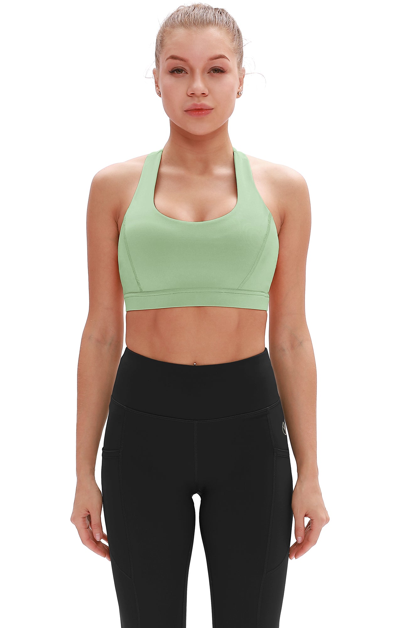 Stamina Sports Bra - Zest Green, Women's Sports Bras