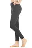 icyzone Women's Skinny Ankle Pants - Daily Ponte Stretch Knit Leggings with Elastic Waistband