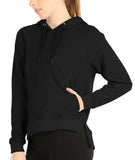 icyzone Hoodies for Women - Workout Athletic Sweatshirts Exercise Long Sleeve Pullover with Kangaroo Pocket