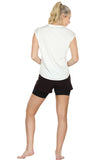 TK19 icyzone Yoga Tops Activewear Raglan Workout Tank Tops Fitness Sleeveless Shirts for Women