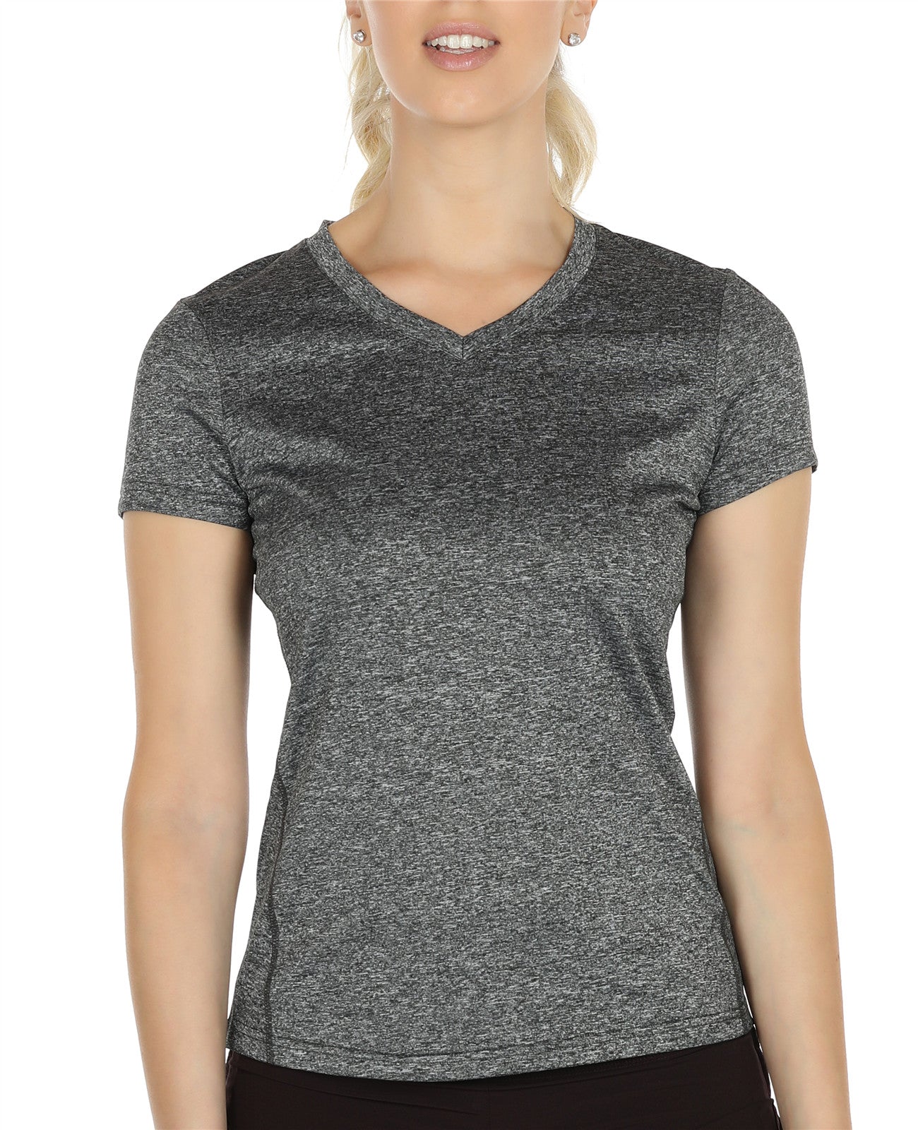 icyzone Femme T-Shirt à Manche Courtes Haut de Yoga, Ample Shirt