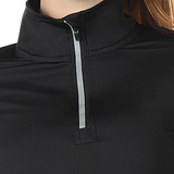icyzone Workout Long Sleeve Shirts for Women - Yoga Running Tops Quarter Zip Pullover Exercise T-Shirts with Thumb Holes