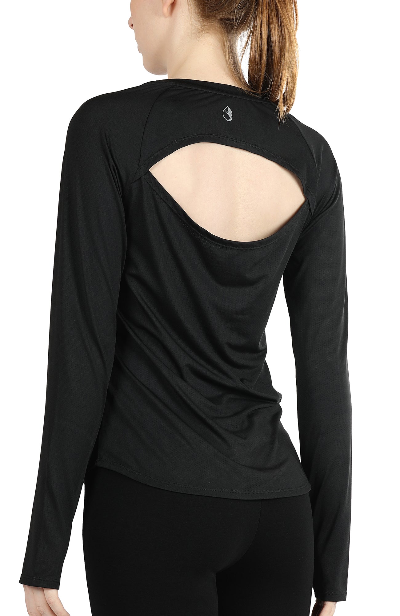 Womens Long Sleeve Yoga Tops Thumb Hole Workout Shirts