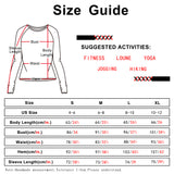 icyzone Long Sleeve Workout Shirts for Women - Open Back Athletic Tops, Running Yoga Shirts with Thumb Holes