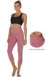 icyzone Capri Yoga Pants for Women High Waisted Workout Athletic Gym Exercise Running Leggings