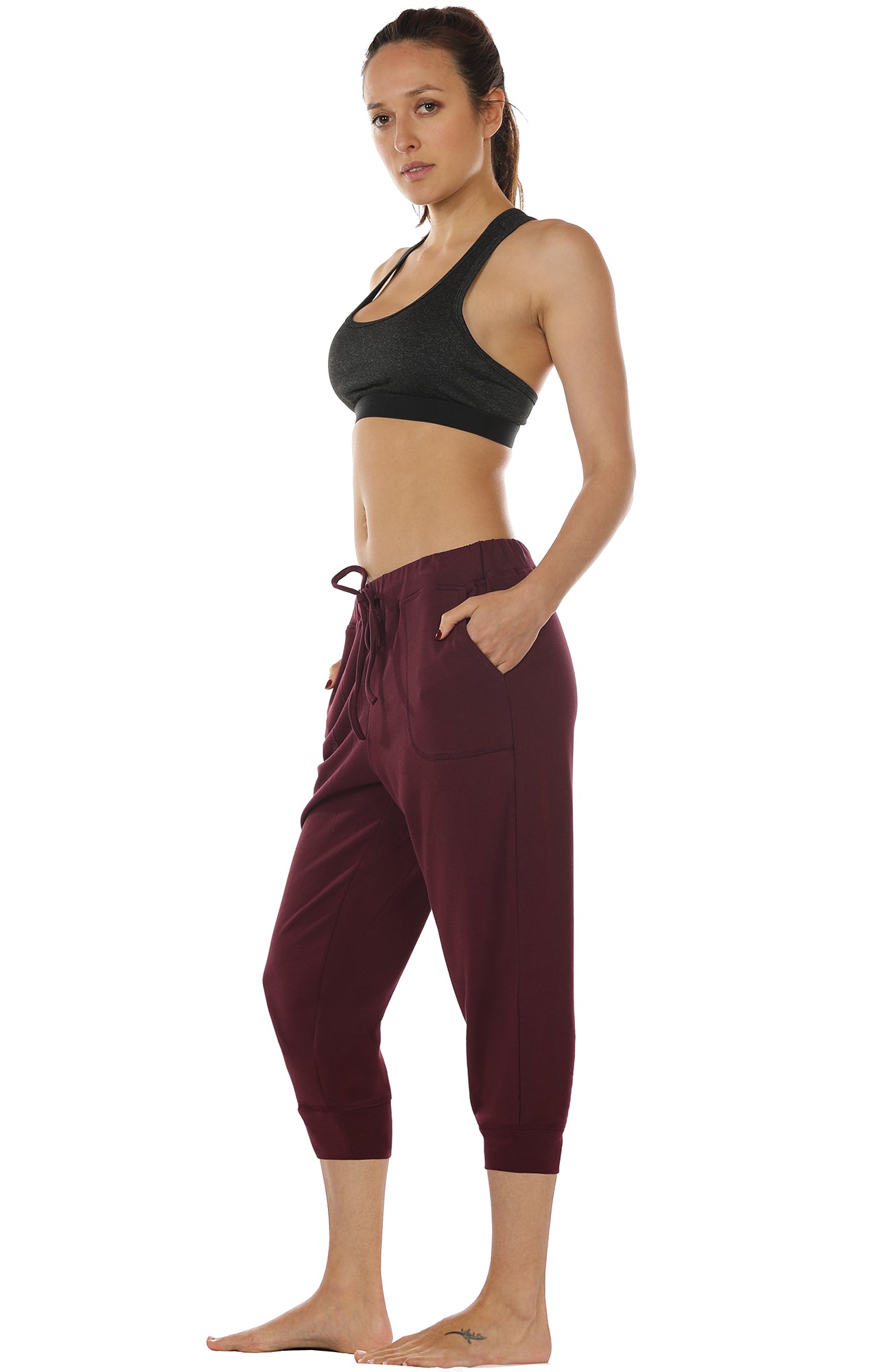 Champion women's french terry jogger 2025 capri
