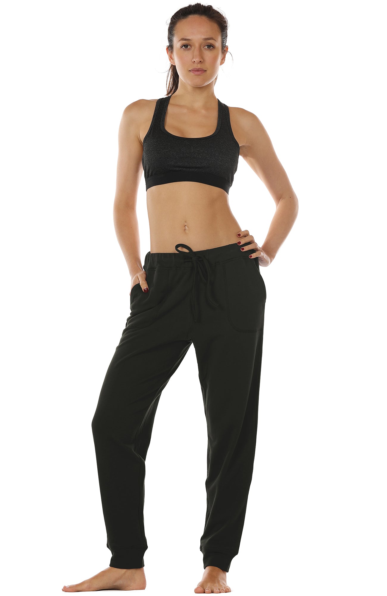 P40 icyzone Women's Active Joggers Sweatpants - Athletic Yoga