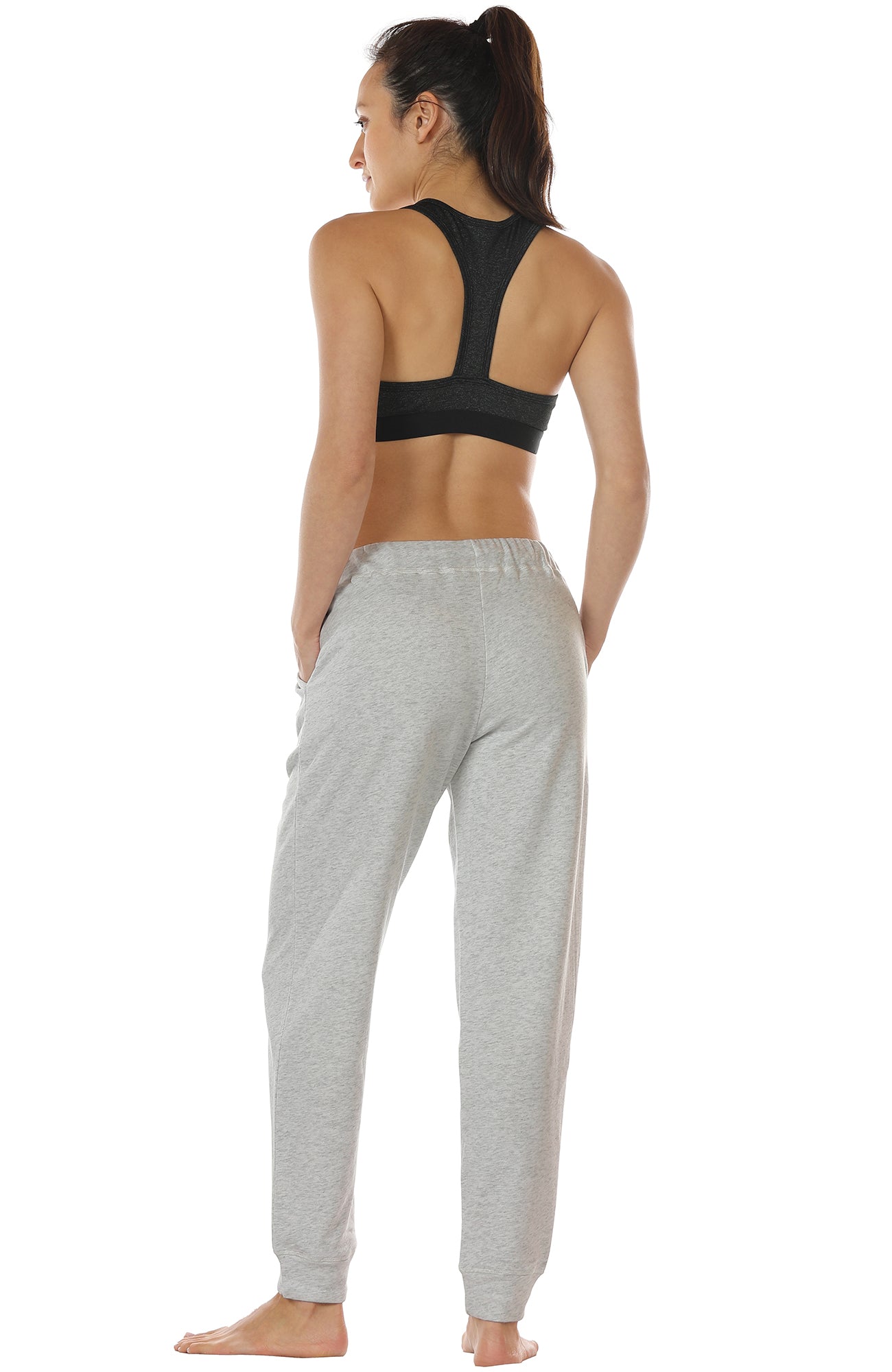 P40 icyzone Women's Active Joggers Sweatpants - Athletic Yoga Lounge Pants  with Pockets