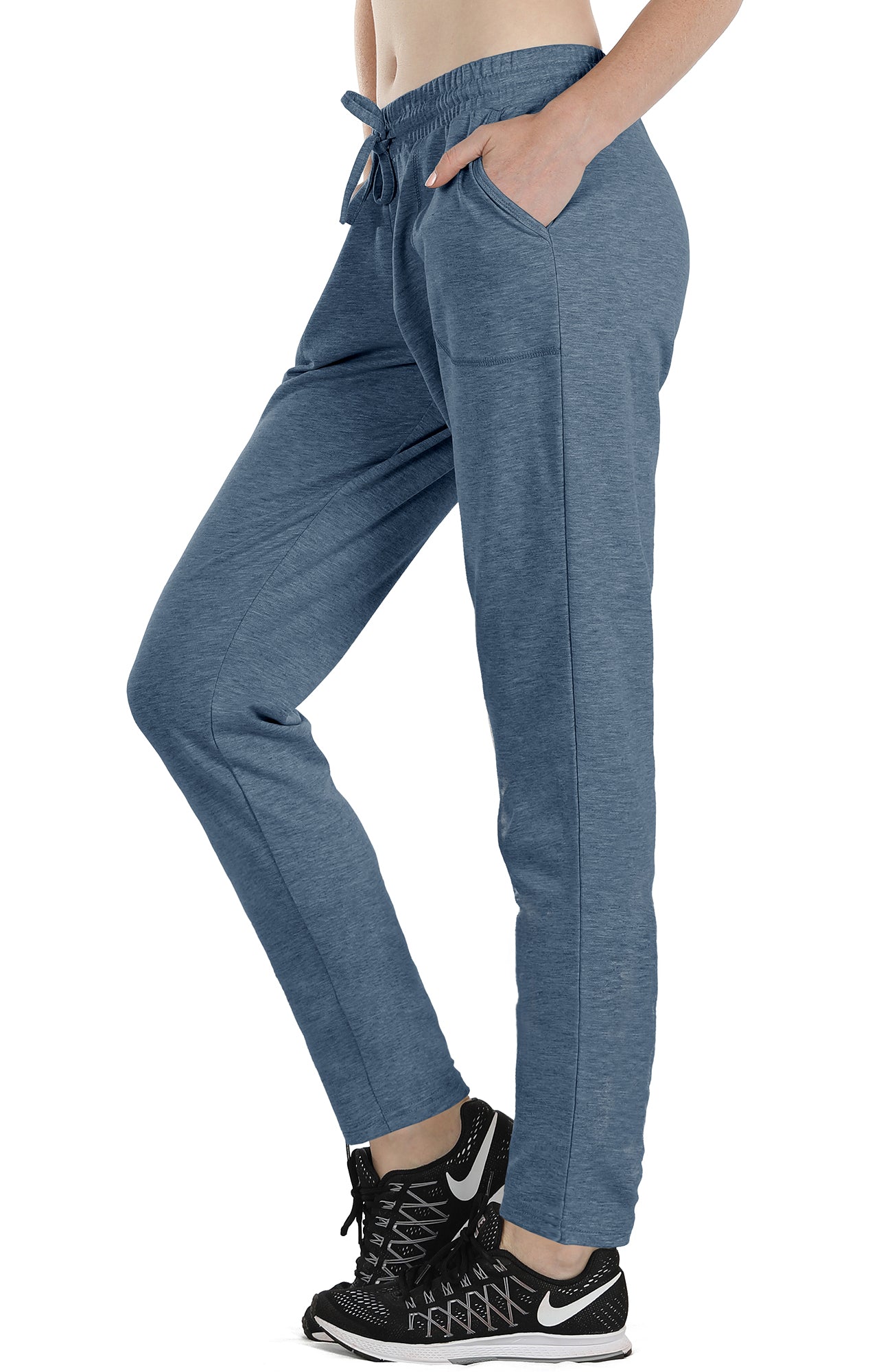 Pantalon De Sport Femme Taille Haute Avec Nœud - Élastique, Ample, Pour Yoga, Fitness, Running