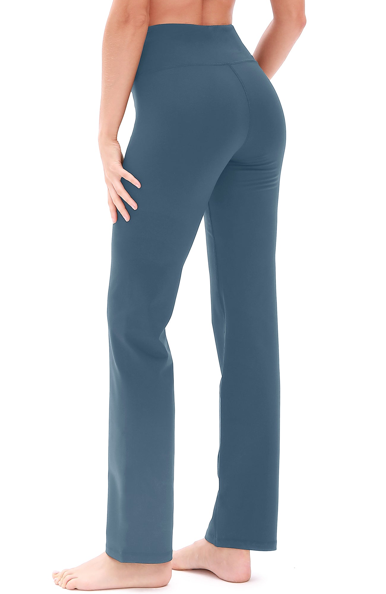 P43 icyzone Bootcut Yoga Pants for Women - Tummy Control Workout Athle –  icyzonesports