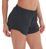 icyzone Workout Shorts Built-in Brief - Women's Gym Exercise Athletic Running Yoga Shorts
