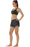 icyzone Workout Shorts Built-in Brief - Women's Gym Exercise Athletic Running Yoga Shorts