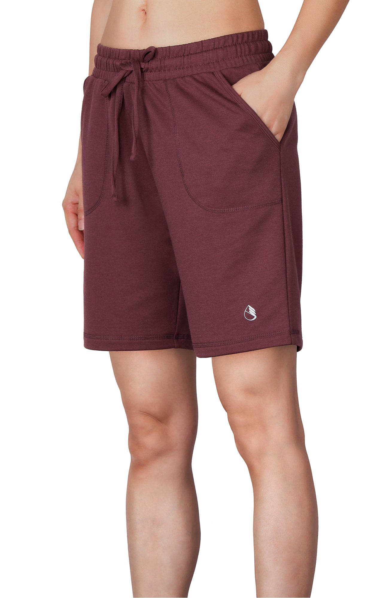 Women's Solid Color Sport Outdoor Short Pants Female Loose Seven