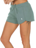 SP18 icyzone Athletic Lounge Shorts for Women - Running Jogging Workout Cotton Sweat Shorts