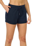 SP8 icyzone Workout Lounge Shorts for Women - Athletic Running Jogging Cotton Sweat Shorts