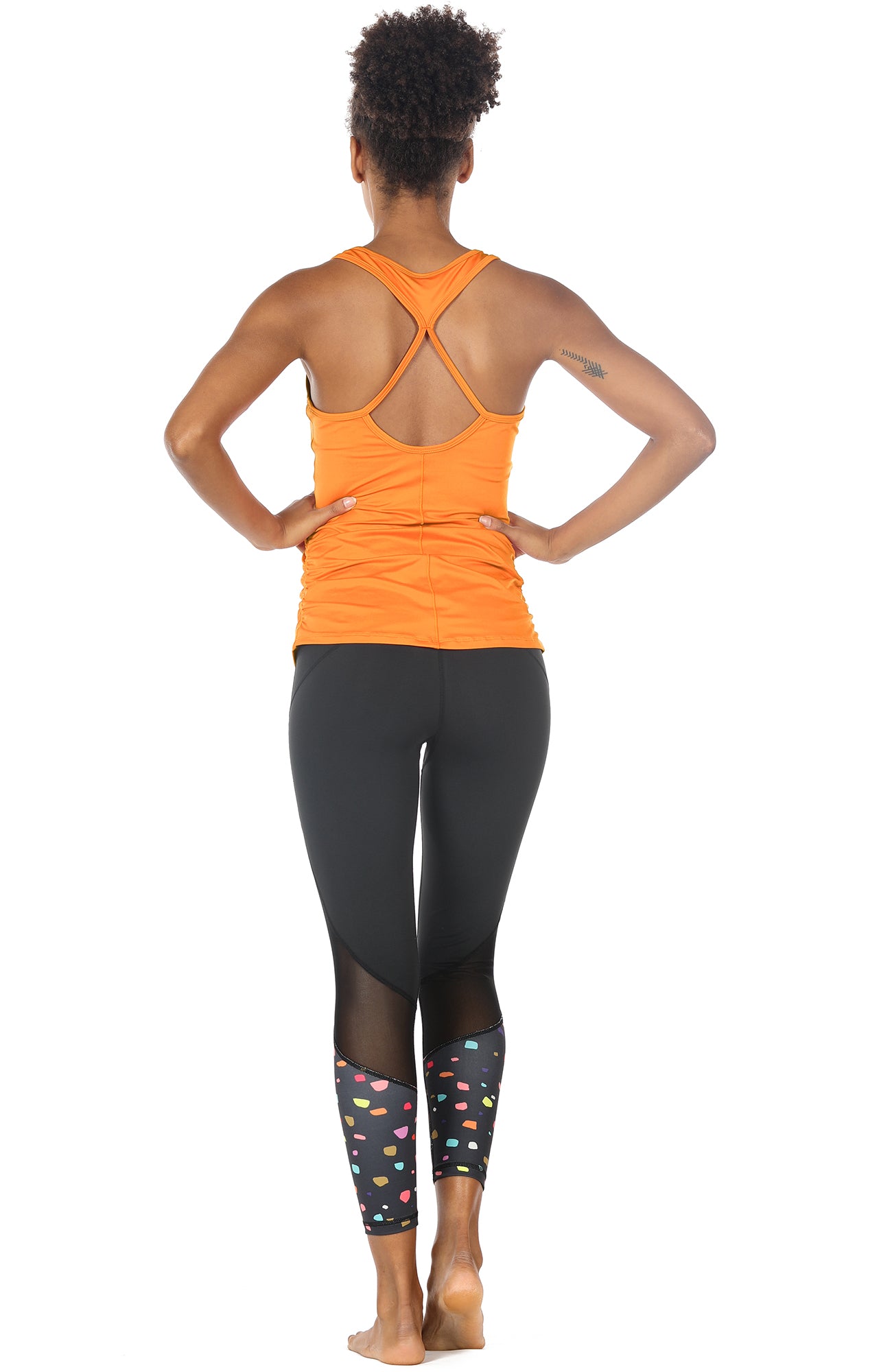 icyzone Workout Tank Tops for Women - Racerback Athletic Yoga Tops, Running  Exercise Gym Shirts (XL, Orange Heather) in Bahrain