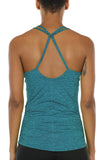 icyzone Workout Yoga Fitness Sports Racerback Tank Tops for Women