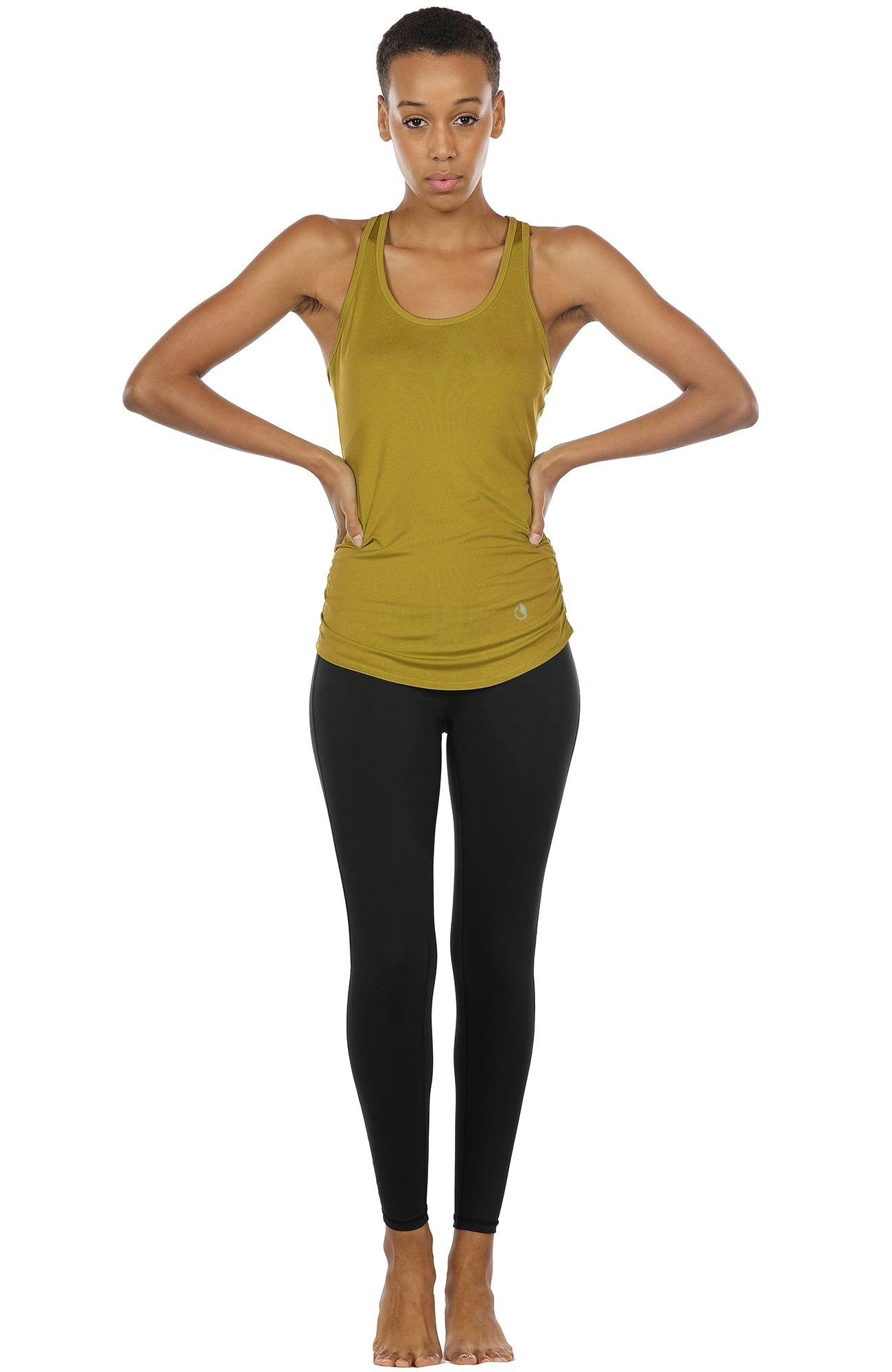 Icyzone Women's Pink / Black Workout Top Size S Icyzone Women's Pink / Black Workout Top Size S