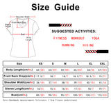 icyzone Workout Shirts for Women - Yoga Tops Activewear Gym Shirts Running Fitness V-Neck T-Shirts