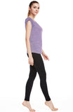 icyzone Performance Women's Activewear Running Yoga Short Sleeve Tee