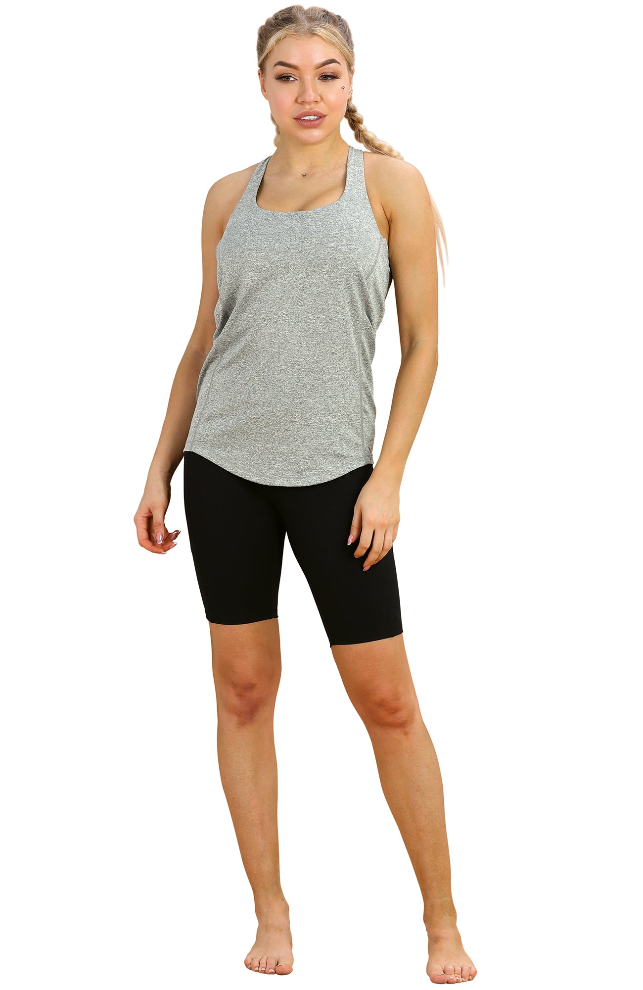  YonYeHong Women's Sports Bras Tank Top Racerback Front