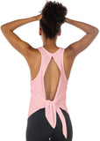 icyzone Sexy Yoga Tops Workout Clothes Racerback Tank Top for Sport Women