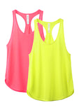 TK23 icyzone Workout Tank Tops for Women - Athletic Yoga Tops, Racerback Running Tank Top