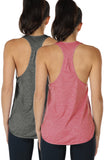 TK23 icyzone Workout Tank Tops for Women - Athletic Yoga Tops, Racerback Running Tank Top