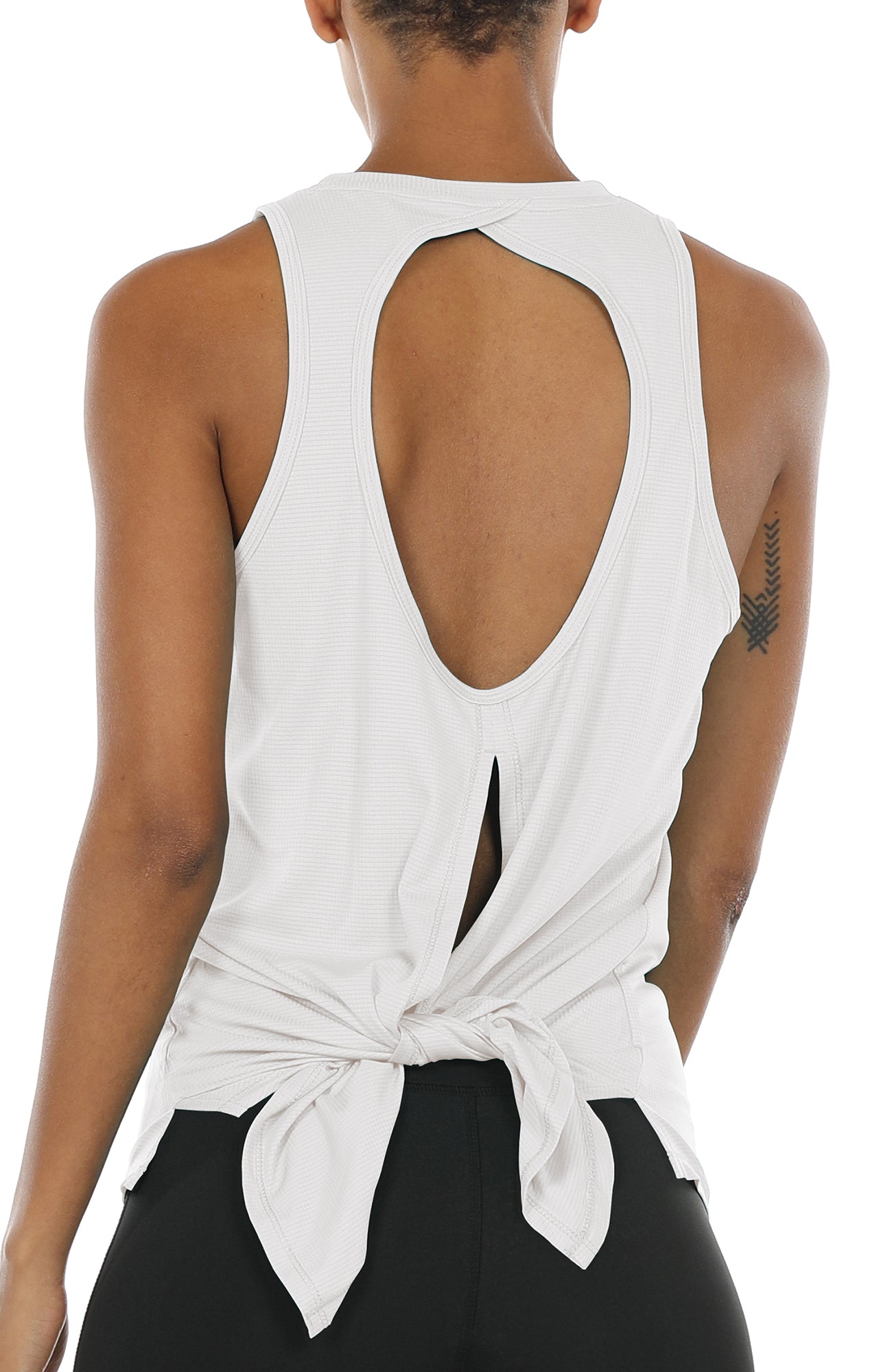 Open-back Camisole Top - Gray - Ladies
