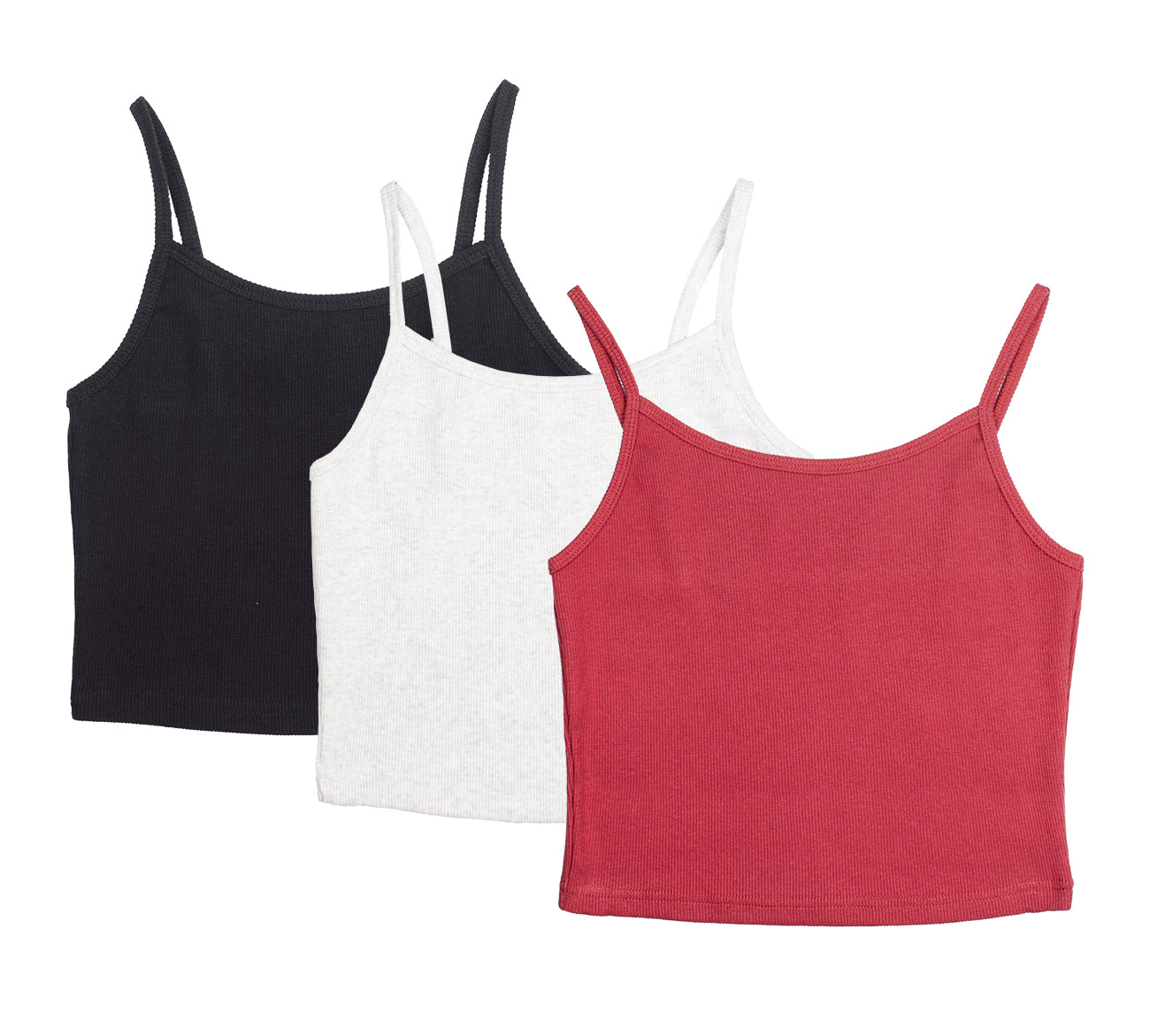 icyzone Spaghetti Strap Tank Top - Sleeveless Open Back Cotton Ri – icyzonesports