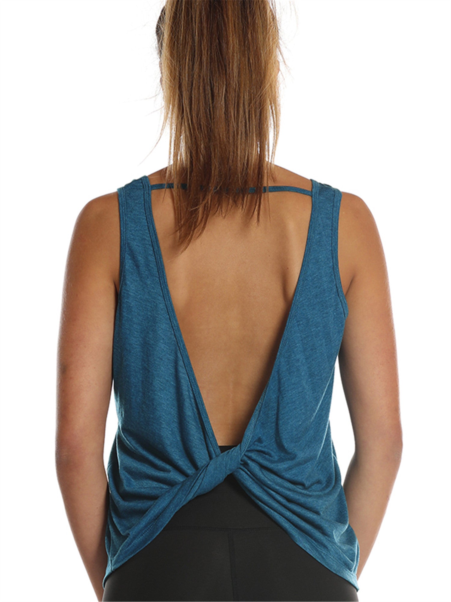 TK26 icyzone Workout Tank Tops for Women - Open Back Strappy Athletic –  icyzonesports
