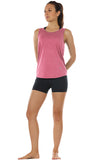 TK26 icyzone Workout Tank Tops for Women - Open Back Strappy Athletic Tanks, Yoga Tops, Gym Shirts