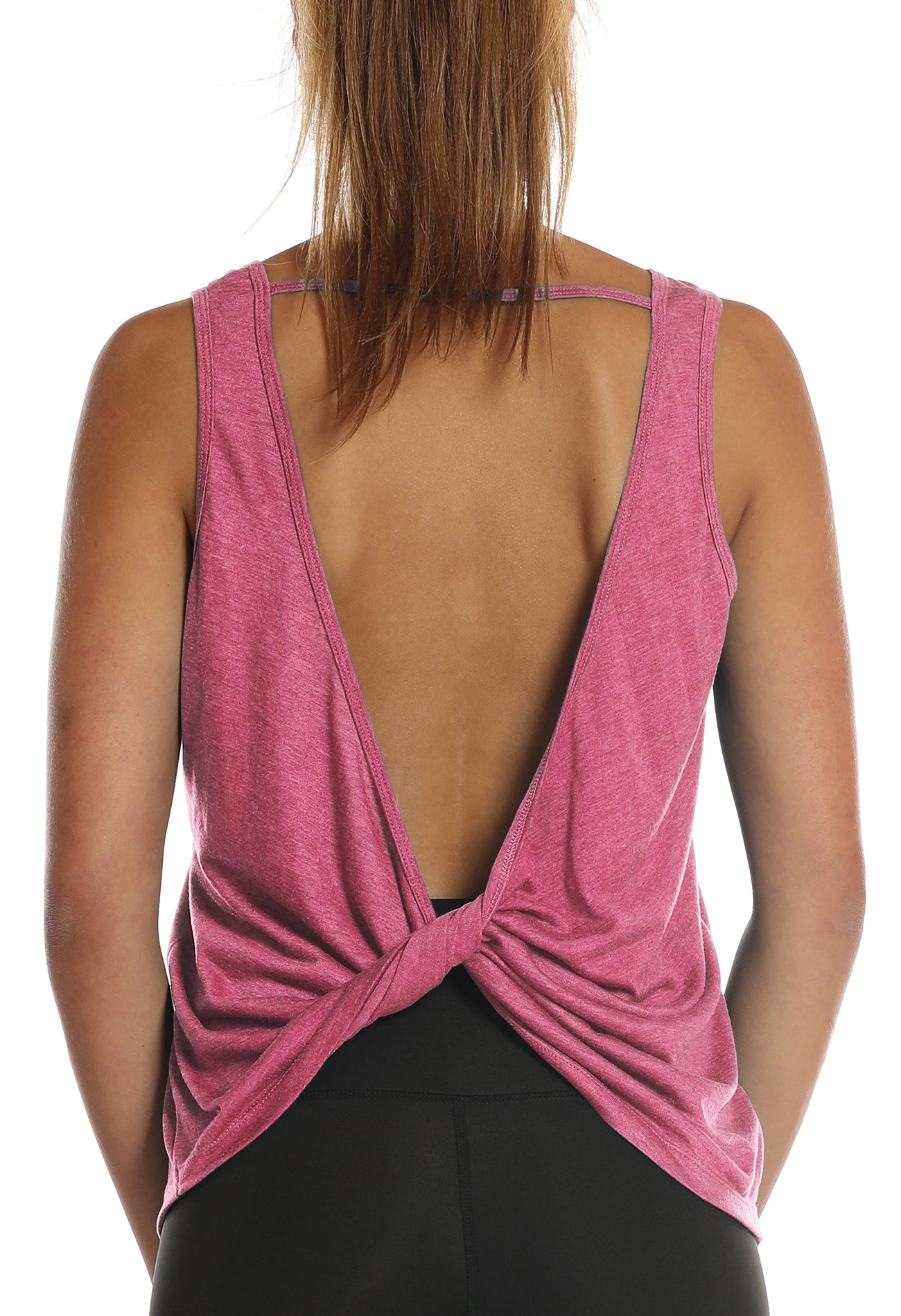 TK26 icyzone Workout Tank Tops for Women - Open Back Strappy