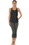 TK27 icyzone Workout Tank Tops for Women - Athletic Yoga Tops, T-Back Running Tank Top