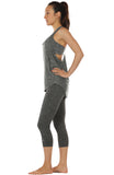 TK27 icyzone Workout Tank Tops for Women - Athletic Yoga Tops, T-Back Running Tank Top