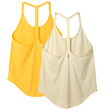 TK27 icyzone Workout Tank Tops for Women - Athletic Yoga Tops, T-Back Running Tank Top