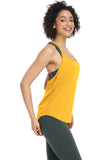 TK27 icyzone Workout Tank Tops for Women - Athletic Yoga Tops, T-Back Running Tank Top