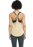 TK27 icyzone Workout Tank Tops for Women - Athletic Yoga Tops, T-Back Running Tank Top