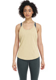 TK27 icyzone Workout Tank Tops for Women - Athletic Yoga Tops, T-Back Running Tank Top