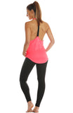 TK27 icyzone Workout Tank Tops for Women - Athletic Yoga Tops, T-Back Running Tank Top