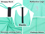 TK27 icyzone Workout Tank Tops for Women - Athletic Yoga Tops, T-Back Running Tank Top
