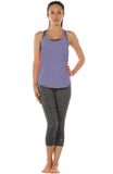TK27 icyzone Workout Tank Tops for Women - Athletic Yoga Tops, T-Back Running Tank Top