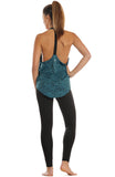 TK27 icyzone Workout Tank Tops for Women - Athletic Yoga Tops, T-Back Running Tank Top