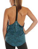 TK27 icyzone Workout Tank Tops for Women - Athletic Yoga Tops, T-Back Running Tank Top