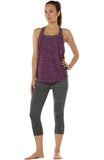 TK27 icyzone Workout Tank Tops for Women - Athletic Yoga Tops, T-Back Running Tank Top