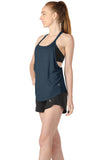icyzone Workout Tank Tops with Built in Bra - Women's Strappy Athletic Yoga Tops, Running Exercise Gym Shirts